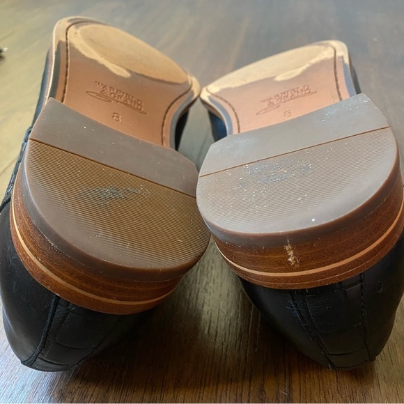 Warfield & Grand Archer Black Leather Oxford SZ 8 - Picture 15 of 15